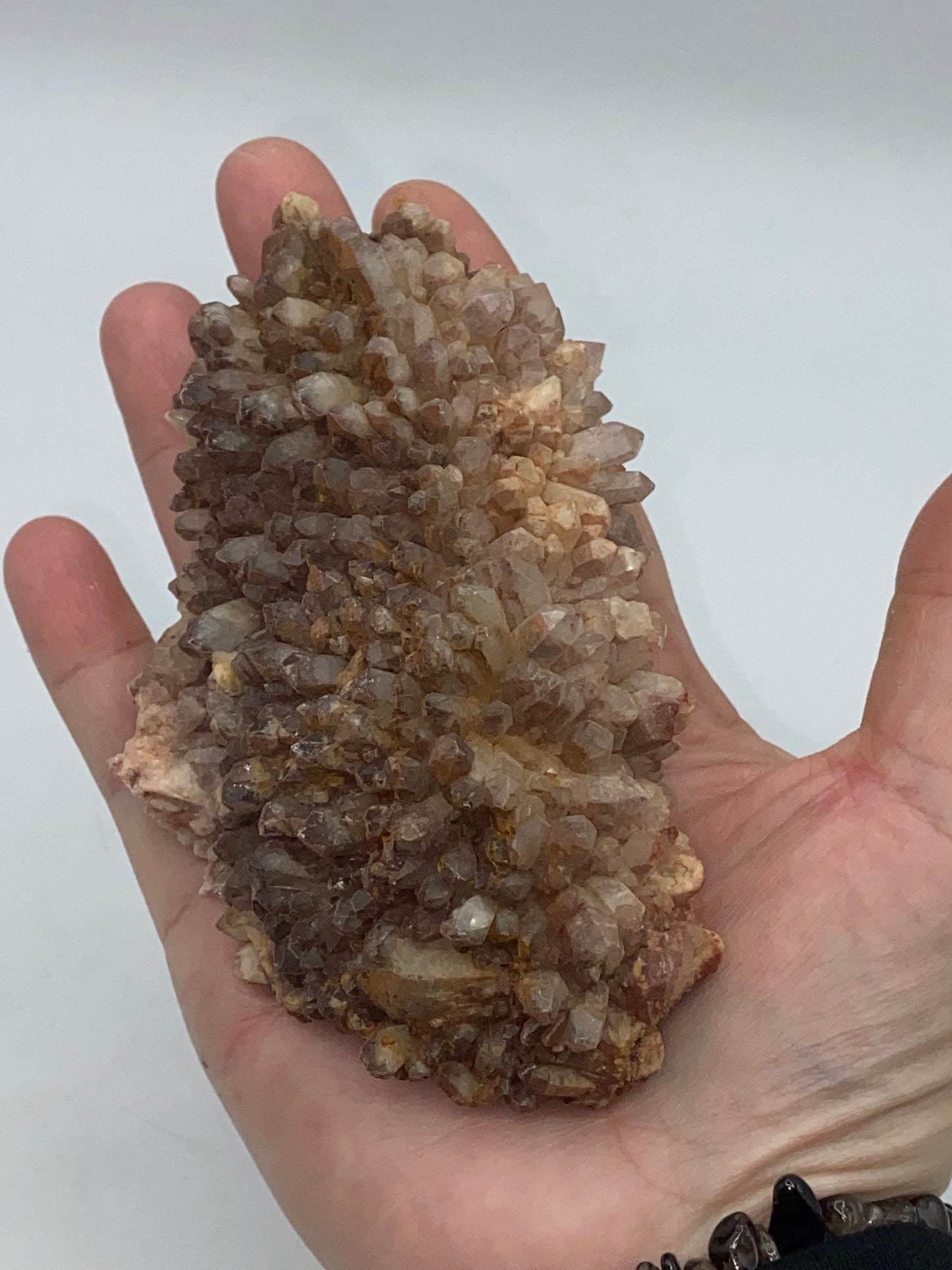 Red Quartz, Red Hematite Included Quartz Crystal Cluster, Rocks, Minerals and Crystals, Red Quartz