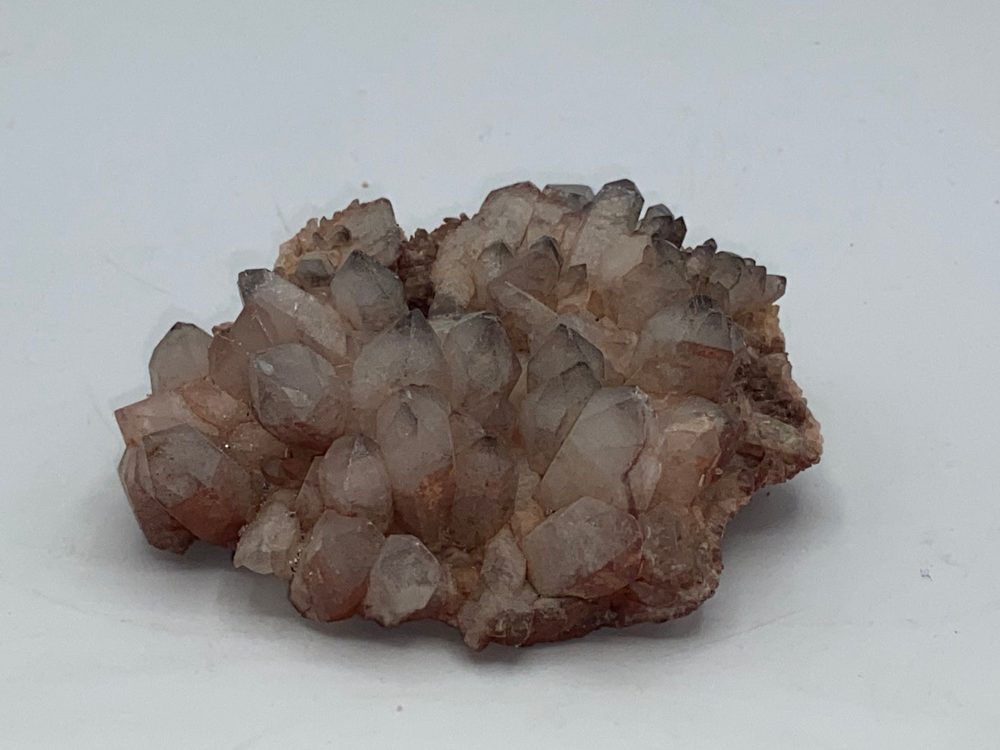 Red Quartz, Red Hematite Included Quartz Crystal Cluster, Rocks, Minerals and Crystals, Red Quartz