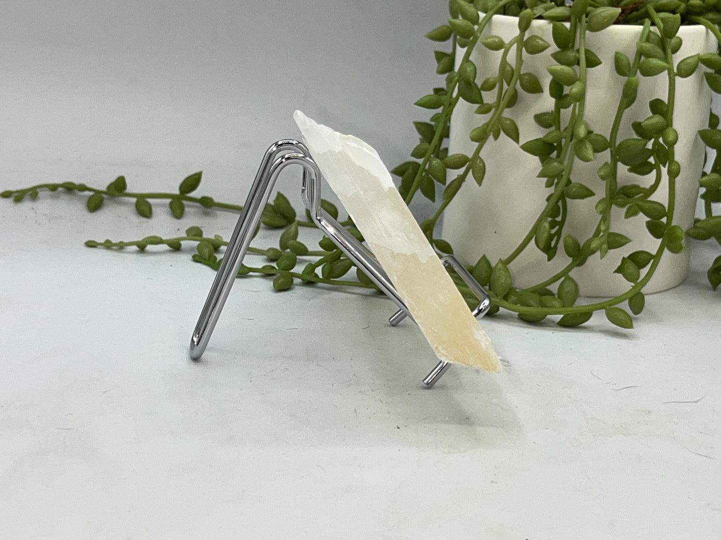 Pure Golden Phantom/Golden Healer Selenite slab (18), raw Selenite, Selenite charging plate, Selenite specimen, Iron Oxide