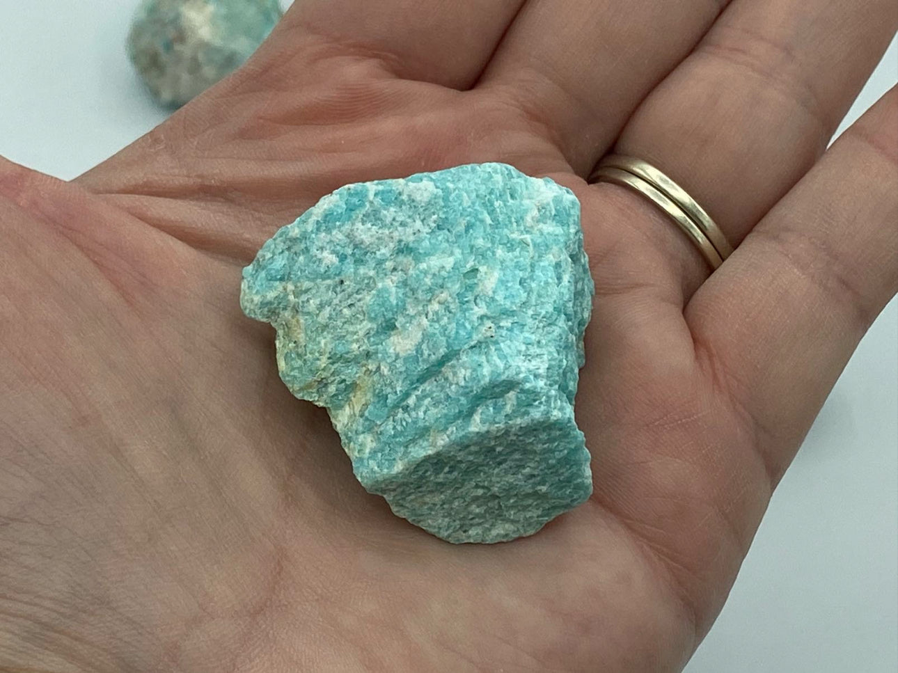 Amazonite chunk, Raw Amazonite, Natural Formation, Rough Specimen Cluster, Mineral, Healing Crystal, Gemstone