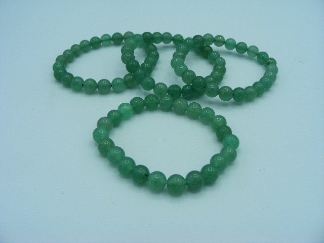 Green Aventurine Bracelet, AAA + Quality., Crystal Healing, Gemstone, Positivity, calming, soothing, luck, growth, abundance, vitality.