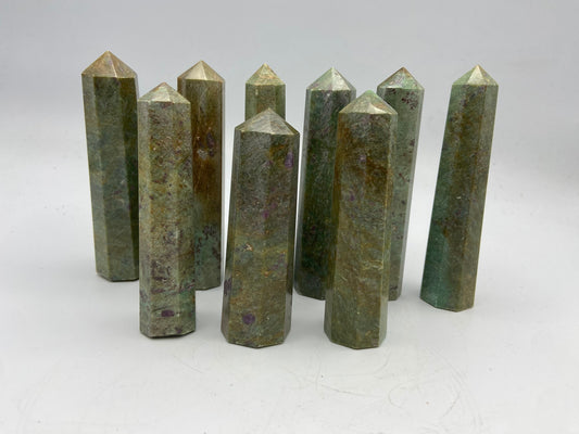 Ruby Fuchsite Tower Point