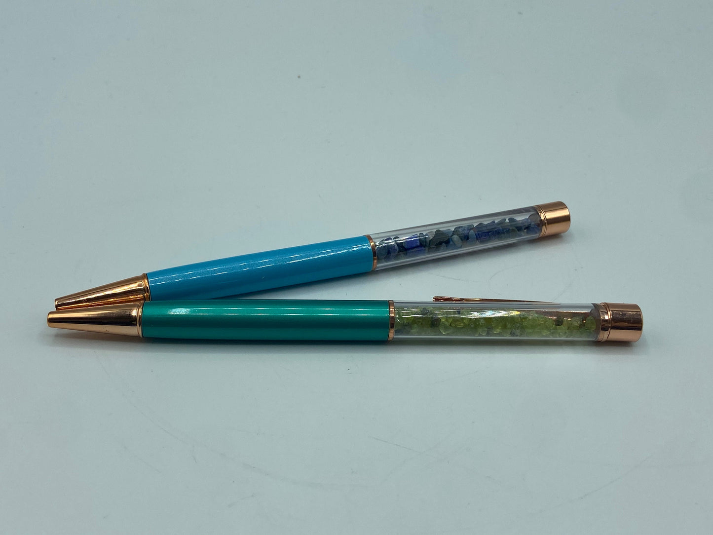 Manifestation/Intention Pen, journaling crystal pen, healing, various colours, various gemstones, black ink,