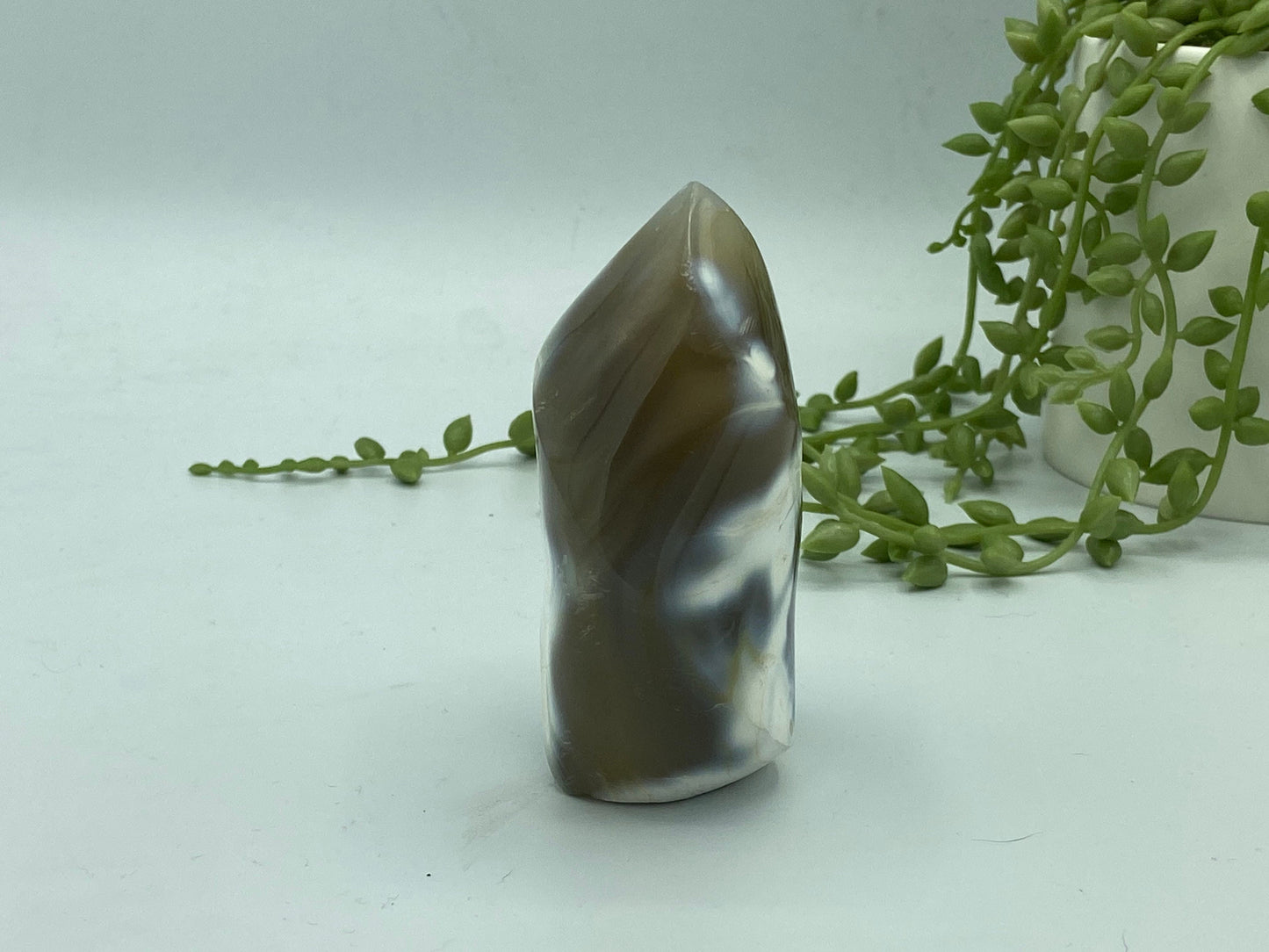 Orca agate flame, orca agate flame crystal, home decoration, healing crystals,