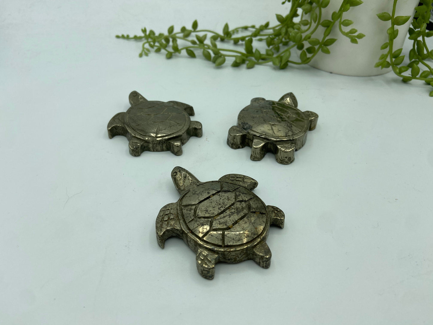 Large Pyrite turtle/tortoise, pyrite carving. Crystal animal carving, Fool’s gold, gemstone carvings