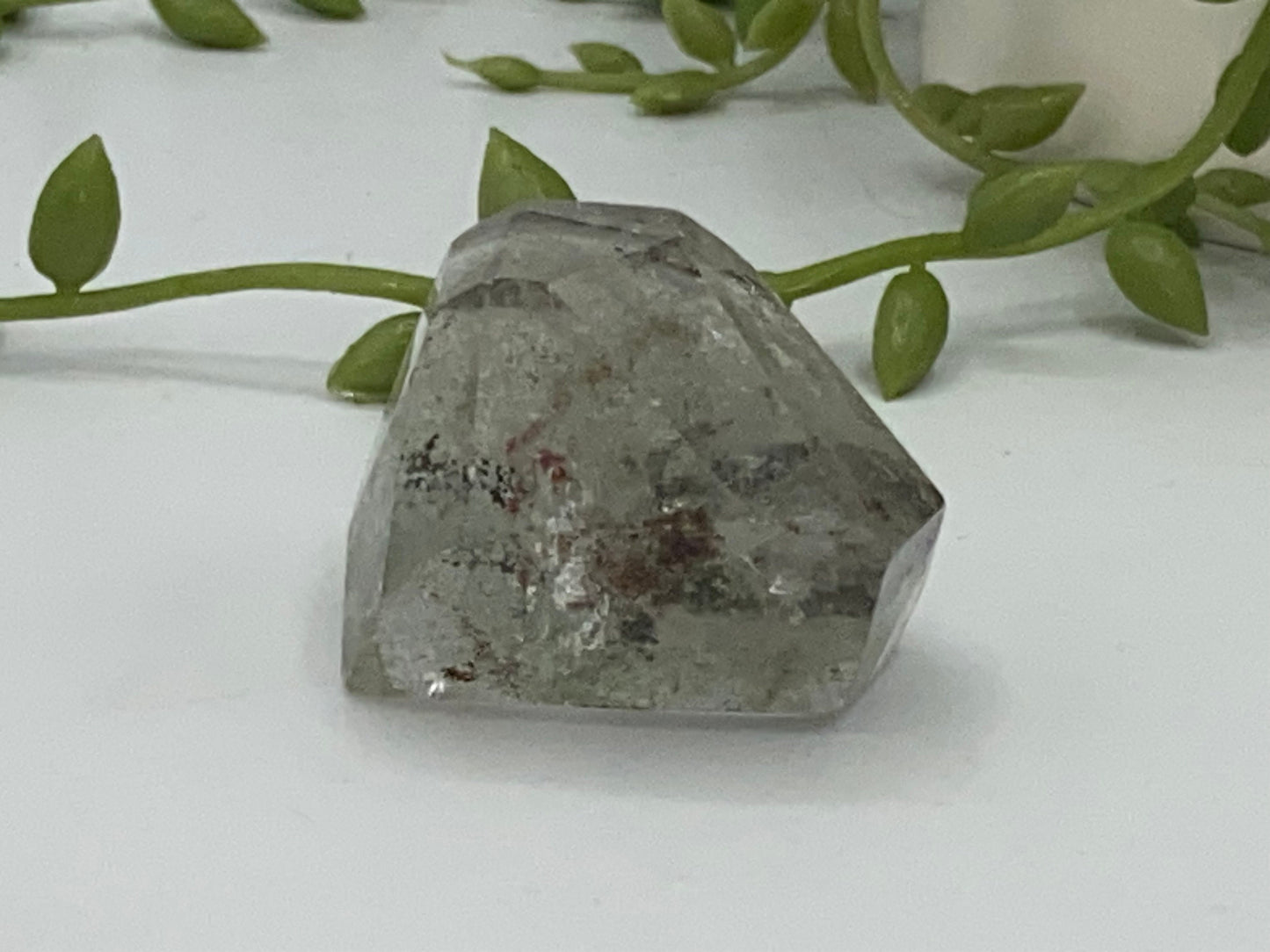 Garden quartz freeform (M), cute garden quartz crystal specimen, lodolite, shamanic stone, ghost quartz, phantom quartz, landscape quartz