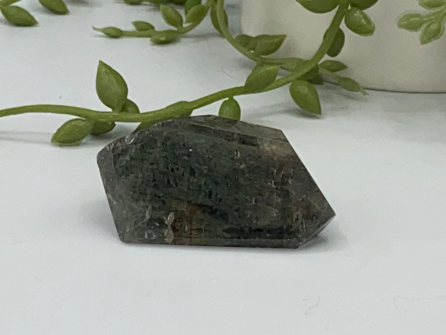 Garden quartz freeform (N), cute garden quartz crystal specimen, lodolite, shamanic stone, ghost quartz, phantom quartz, landscape quartz