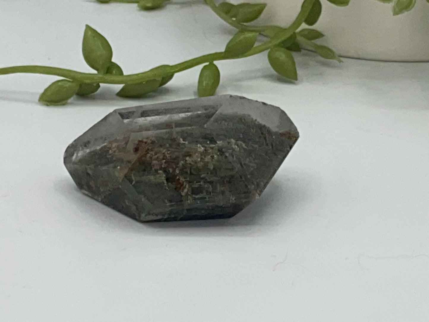 Garden quartz freeform (N), cute garden quartz crystal specimen, lodolite, shamanic stone, ghost quartz, phantom quartz, landscape quartz
