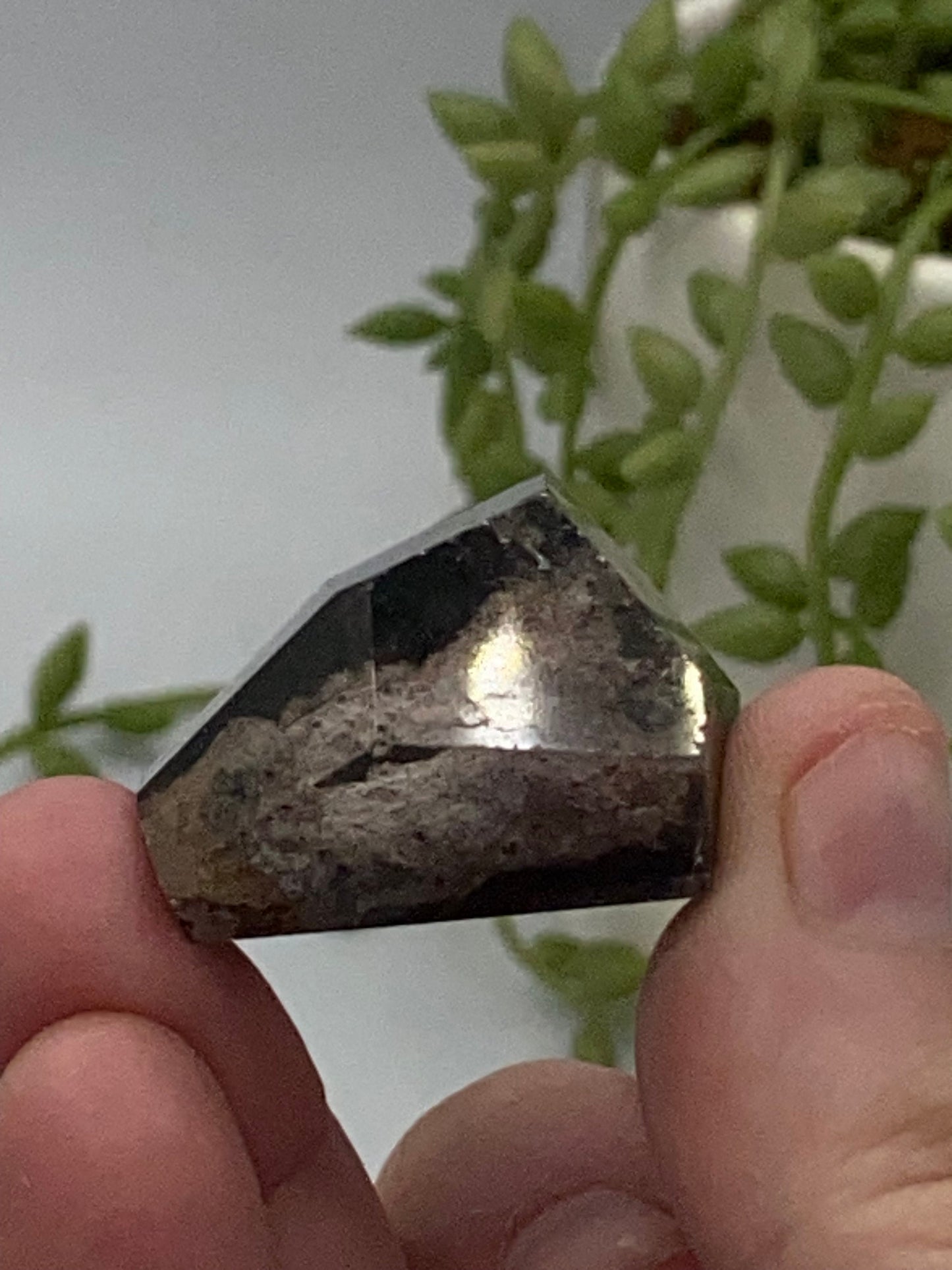 Garden quartz freeform (D), cute garden quartz crystal specimen, lodolite, shamanic stone, ghost quartz, phantom quartz, landscape quartz