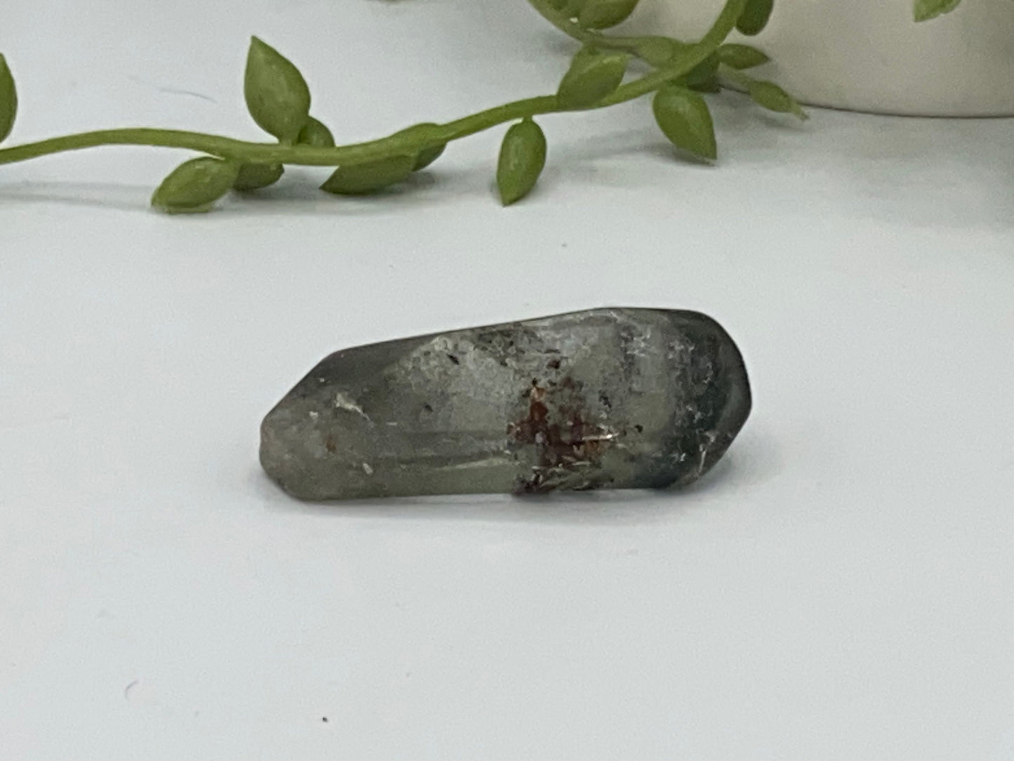 Garden quartz freeform (G), cute garden quartz crystal specimen, lodolite, shamanic stone, ghost quartz, phantom quartz, landscape quartz
