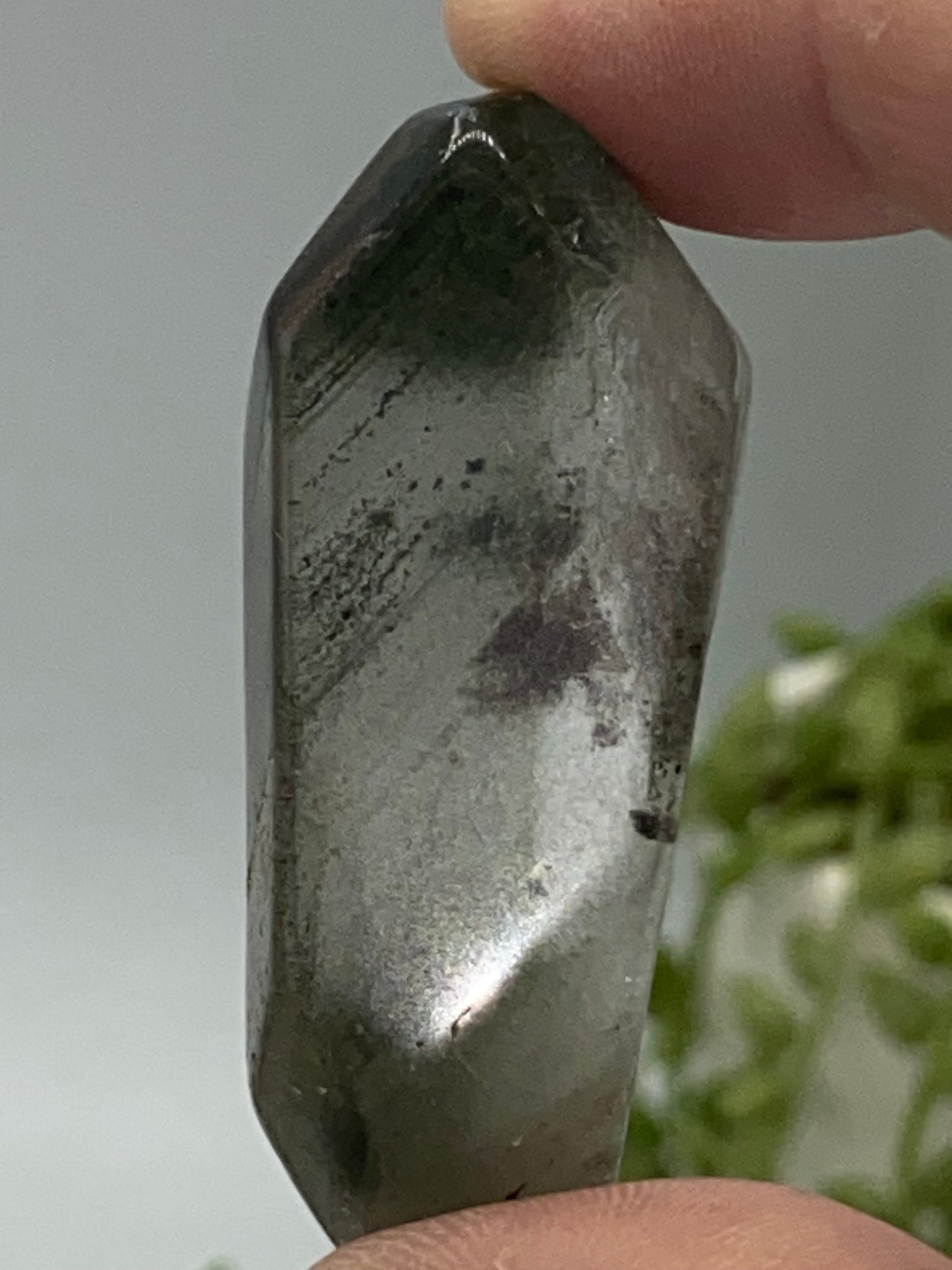 Garden quartz freeform (G), cute garden quartz crystal specimen, lodolite, shamanic stone, ghost quartz, phantom quartz, landscape quartz