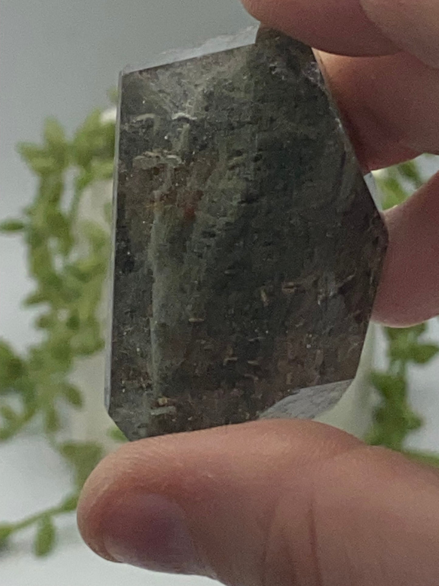 Garden quartz freeform (N), cute garden quartz crystal specimen, lodolite, shamanic stone, ghost quartz, phantom quartz, landscape quartz