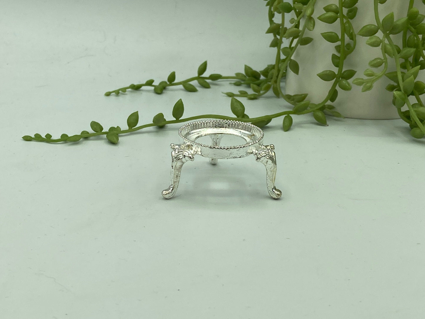 Gold/silver nickel sphere stand, Crystal ball, Home decor, stand for medium/large crystal spheres/eggs