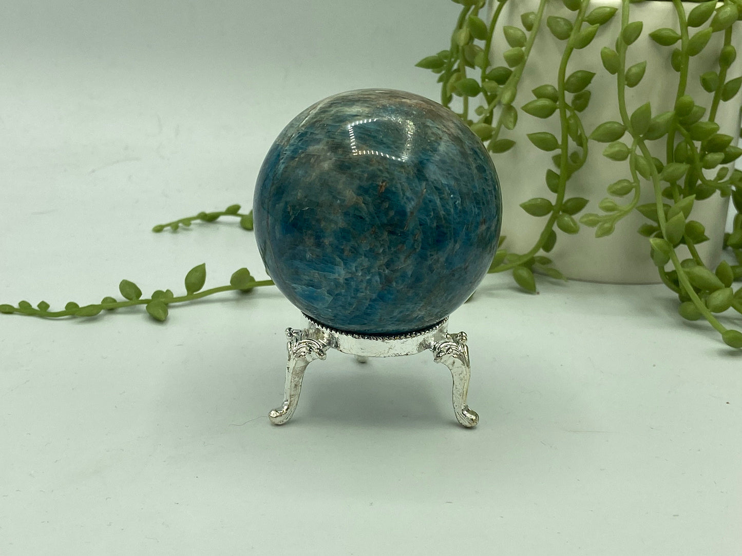 Gold/silver nickel sphere stand, Crystal ball, Home decor, stand for medium/large crystal spheres/eggs
