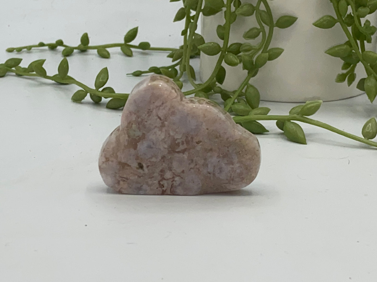 Flower Agate Crystal Cloud Carving, Polished Gem Stone, flower agate cloud, flower agate carving
