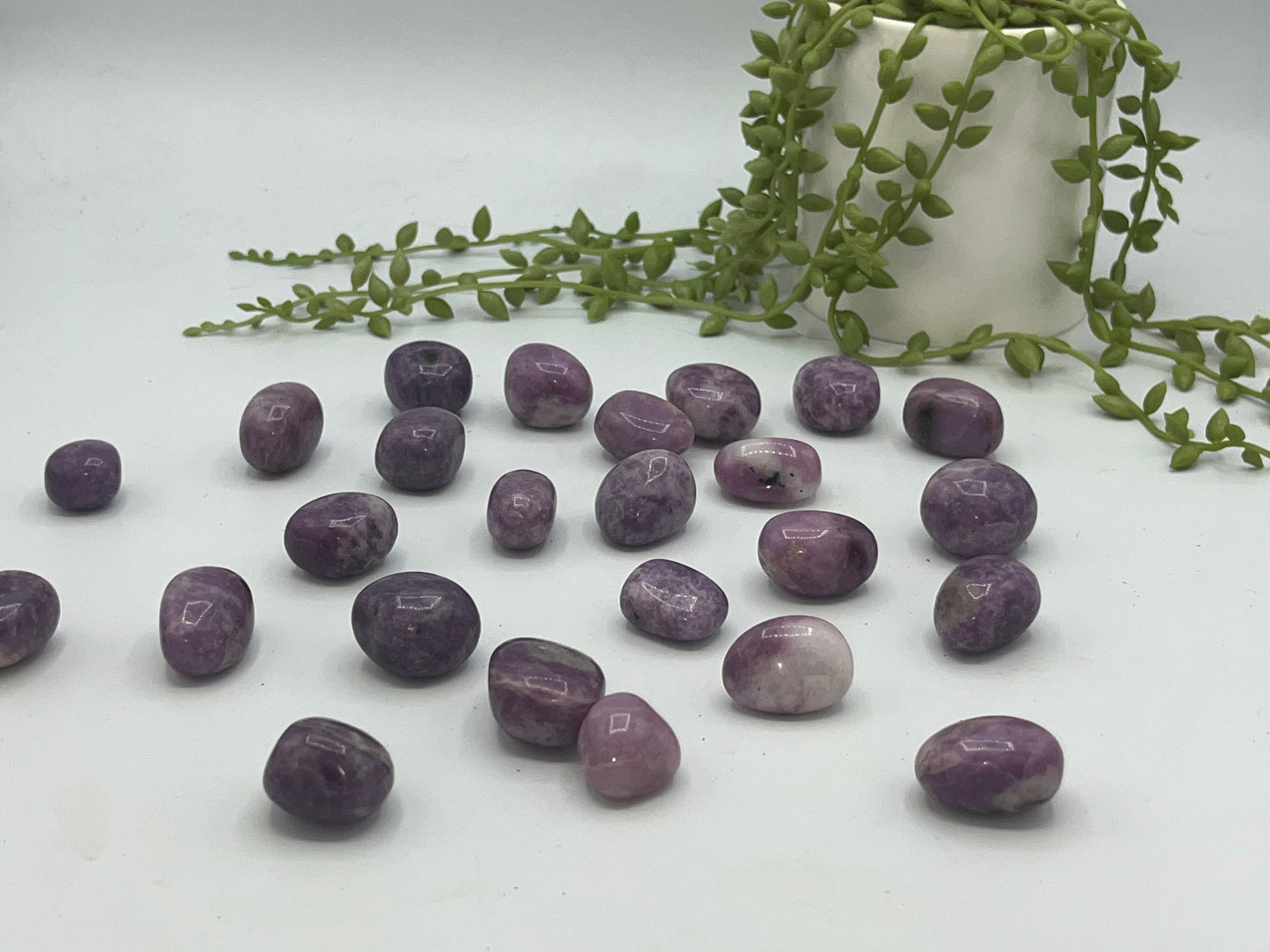 Lepidolite Tumble Stone, Crystal Natural Lepidolite Healing Crystals, Lepidolite lavender gemstone, Meditation, Lepidolite healing