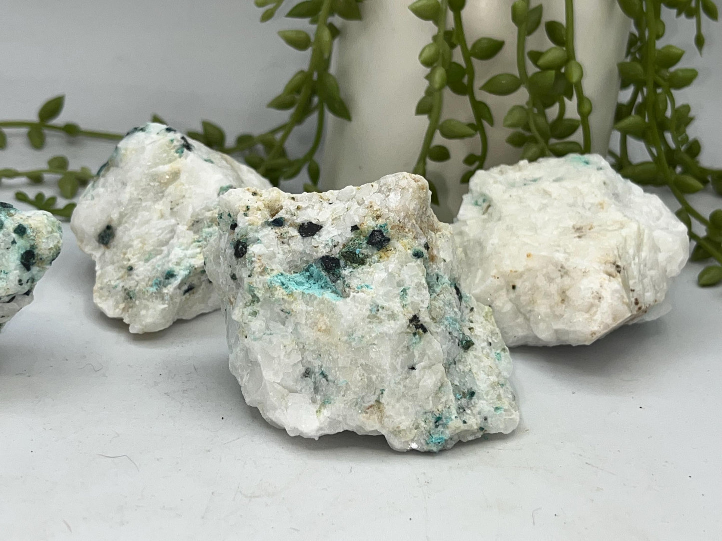 Ajoite, Raw Phoenix stone Crystal Chunk, Large raw turquoise, chrysocolla, malachite, raw crystal,