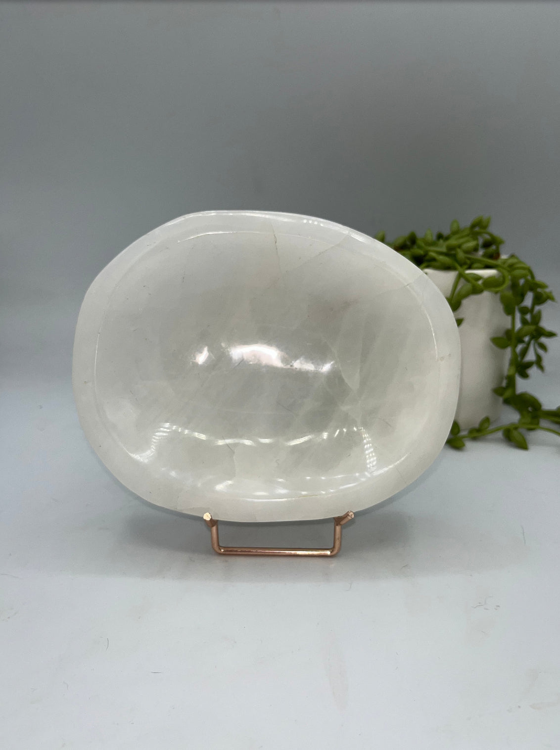 Clear Quartz bowl, Home Décor, Statement Piece, Altar/Offering dish,