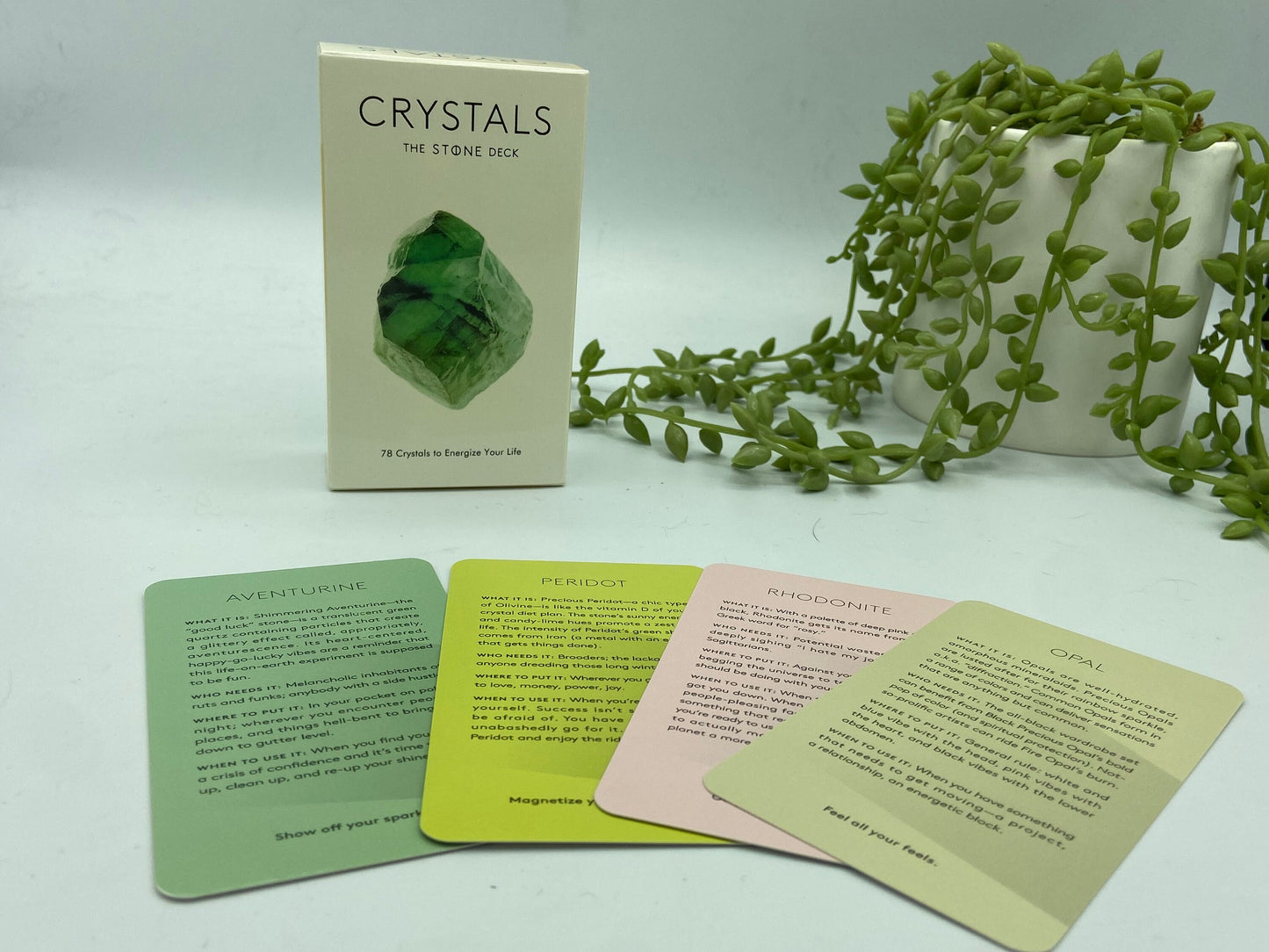 Crystal Tarot Card Deck Raise Your Vibrations Daily Crystal Reading & Guidance Learn More About Crystals