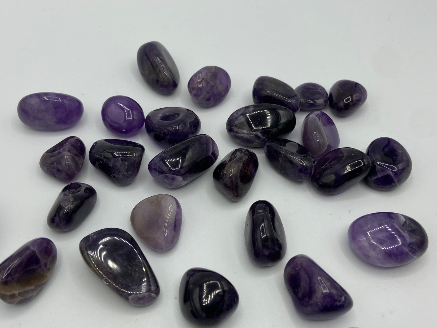 Dream Amethyst tumble stone, pocket crystal, Crystal Tumble Rocks, High Quality.