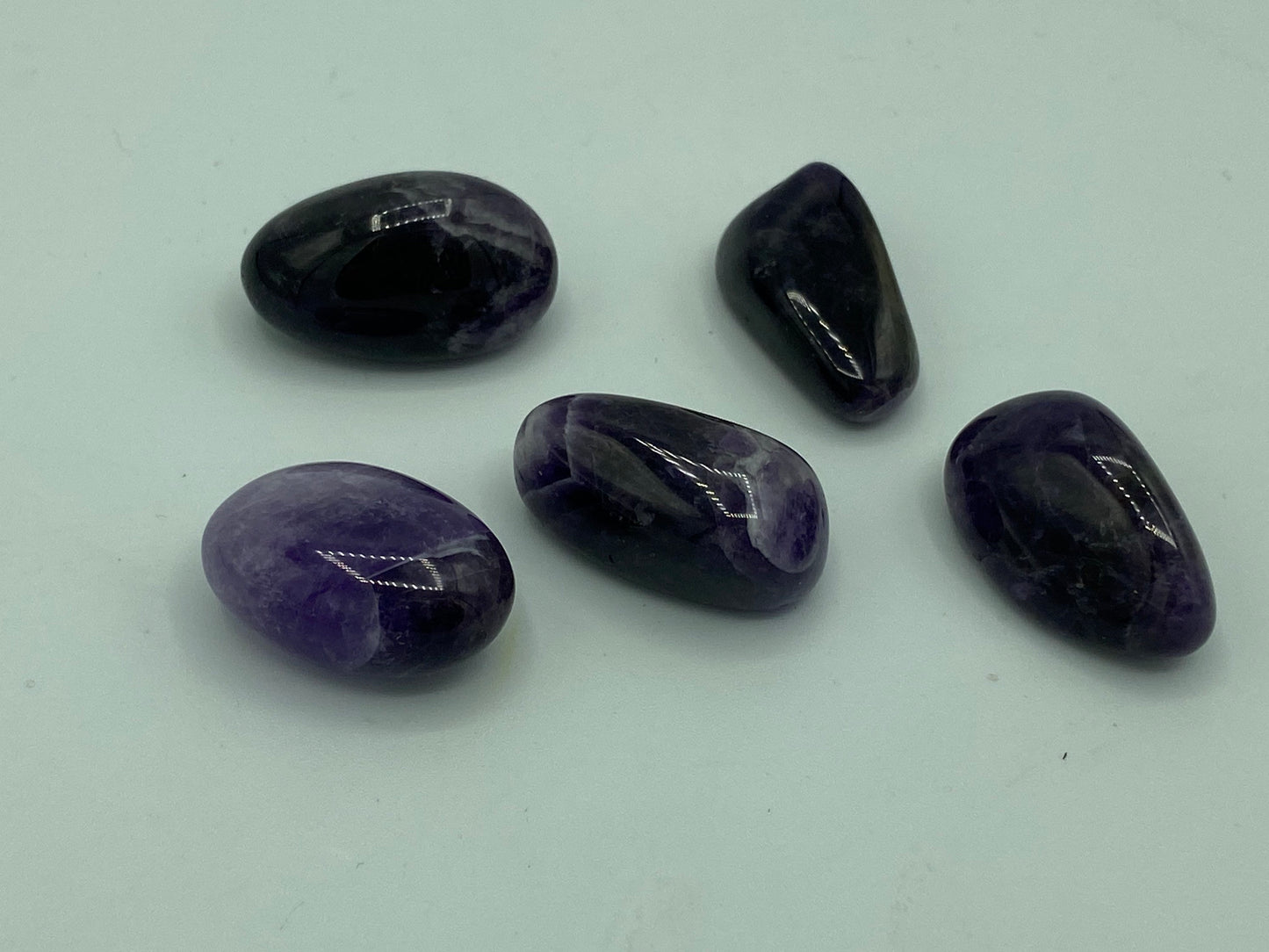 Dream Amethyst tumble stone, pocket crystal, Crystal Tumble Rocks, High Quality.