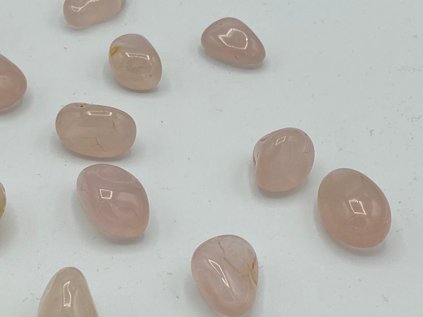 Pink Chalcedony Tumble Stones,