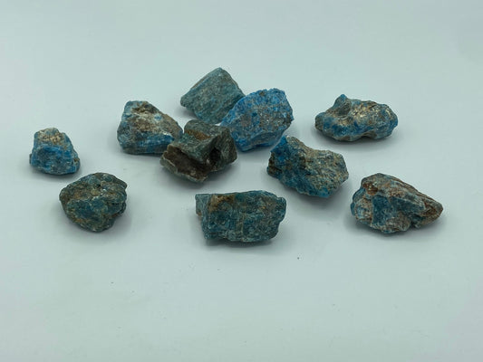 Blue Apatite chunk, Raw Apatite, Natural Formation, Rough Specimen Cluster, Mineral, Healing Crystal, Gemstone