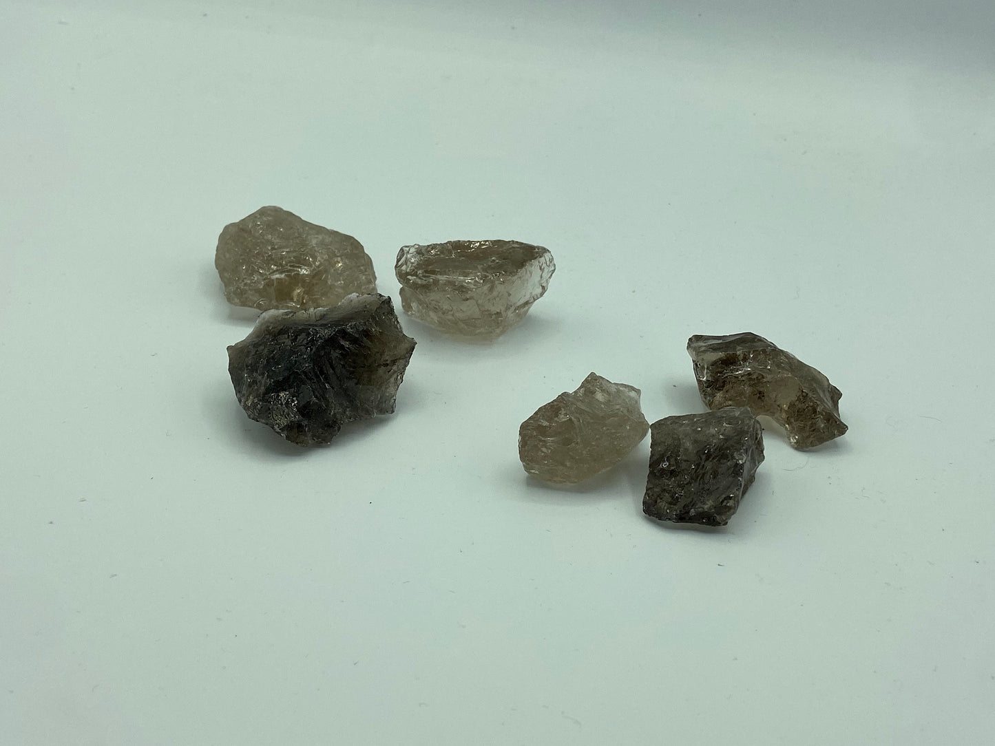 Smoky quartz raw chunk, semi tumbled Crystal. Natural gemstone, protection and healing crystal