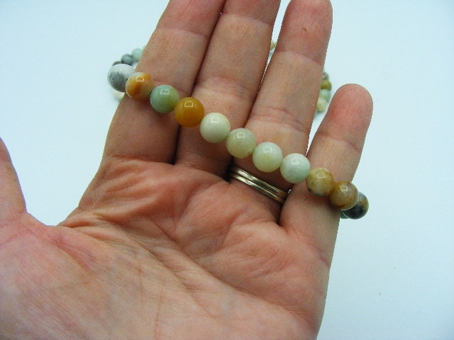Caribbean calcite beaded bracelet, Genuine gemstones, 8mm beads, Crystal bracelets, Healing bracelets, Crystal Jewelry, Gemstone bracelet