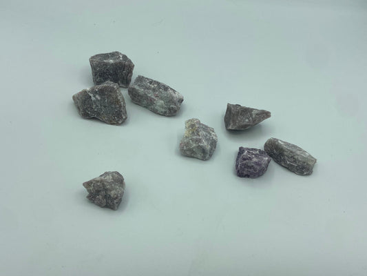 Raw Lepidolite Crystal Chunk, small, medium, large, purple mica, raw crystal,