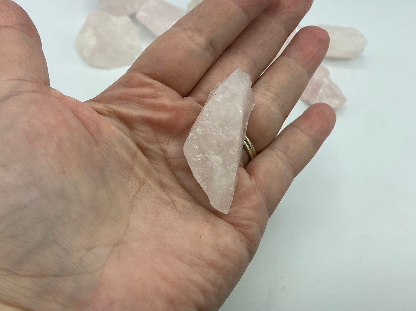 Rose Quartz, Raw natural, Crystal chunk, 100% Natural Clear Crystal Gemstone, Reiki Chakra Healing stone, Spiritual stone, pink quartz