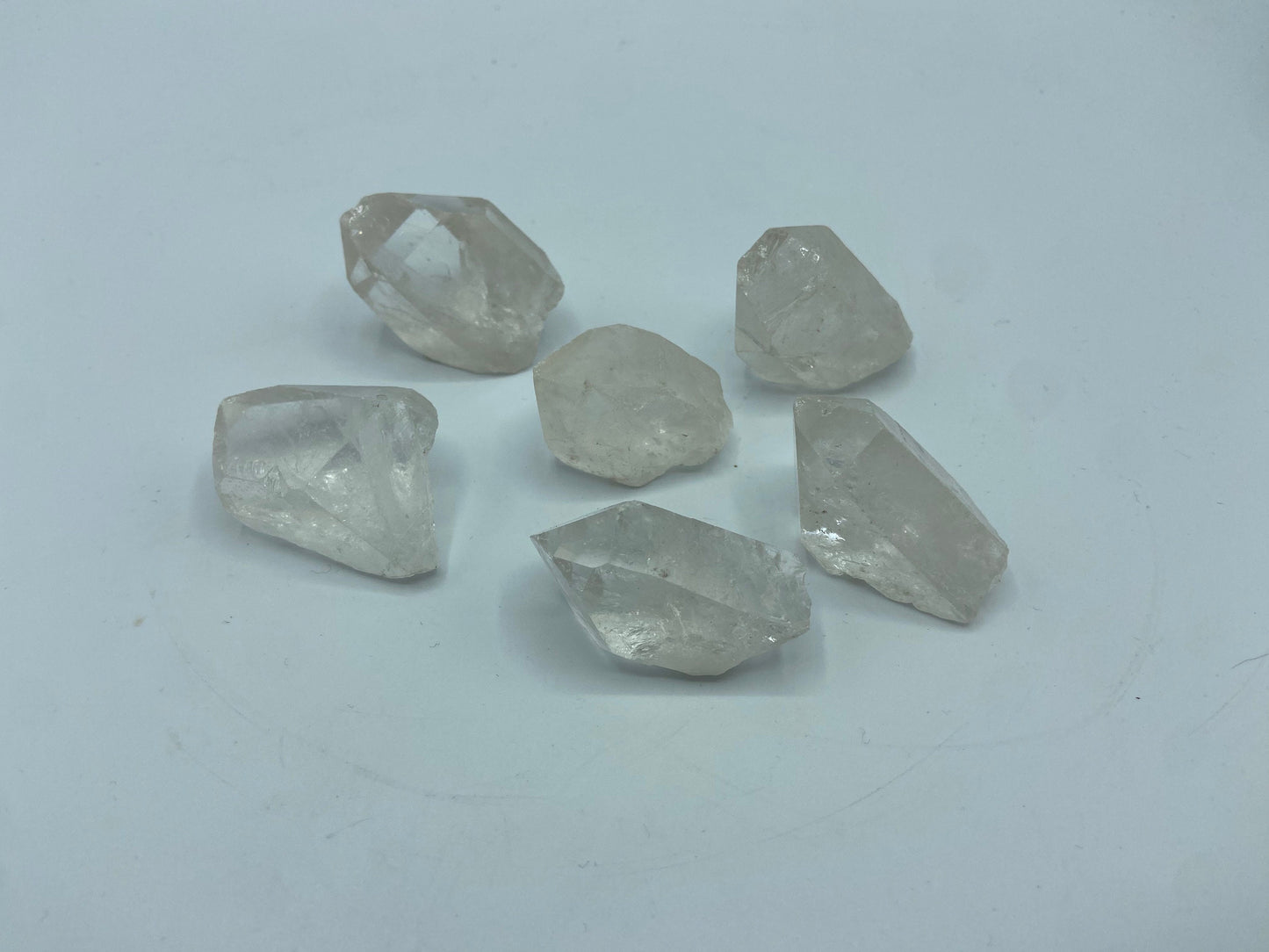 Clear quartz natural point, terminated point stone