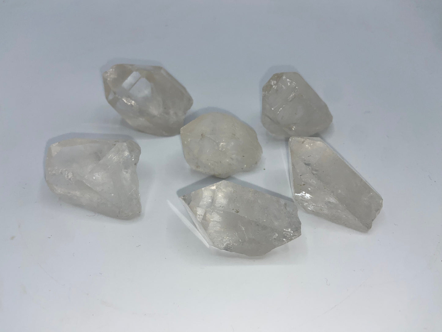 Clear quartz natural point, terminated point stone