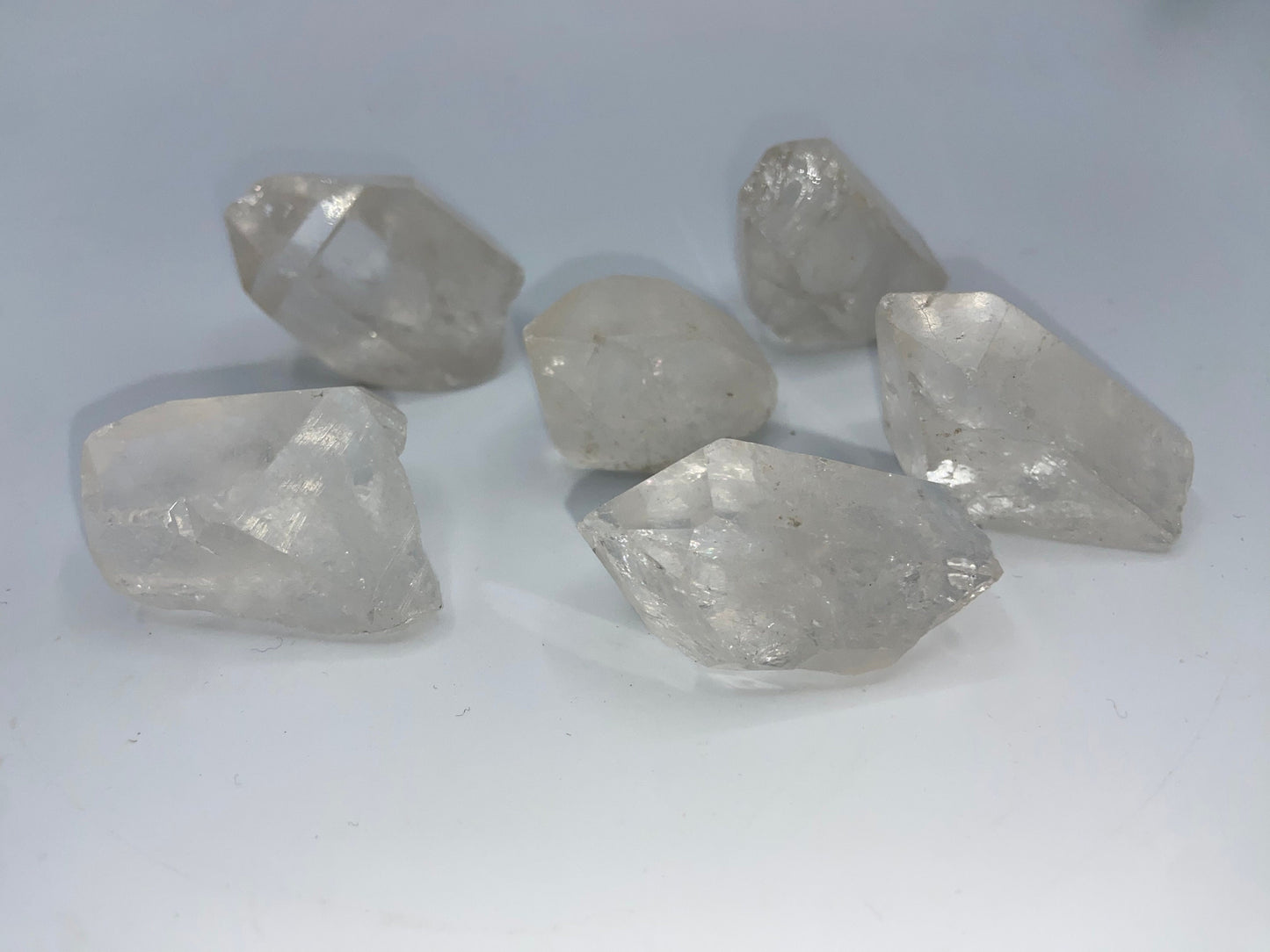 Clear quartz natural point, terminated point stone