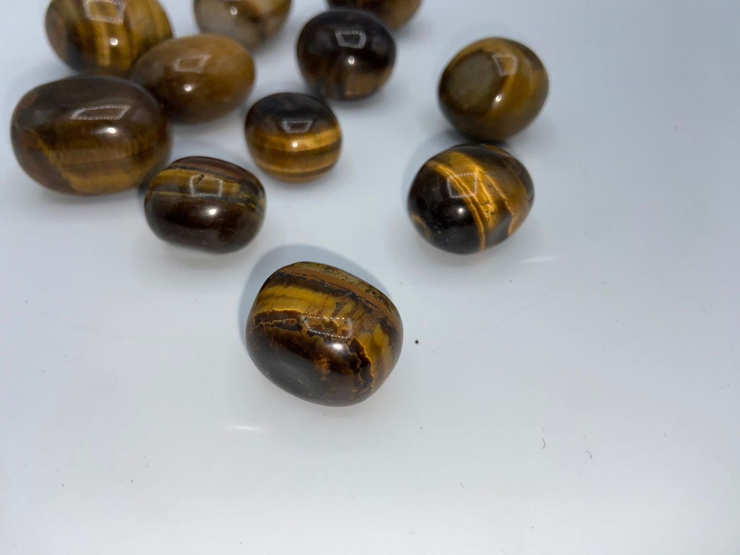 Tigers eye tumble stone Ethically Sourced 100% Genuine Crystal Energy Stone