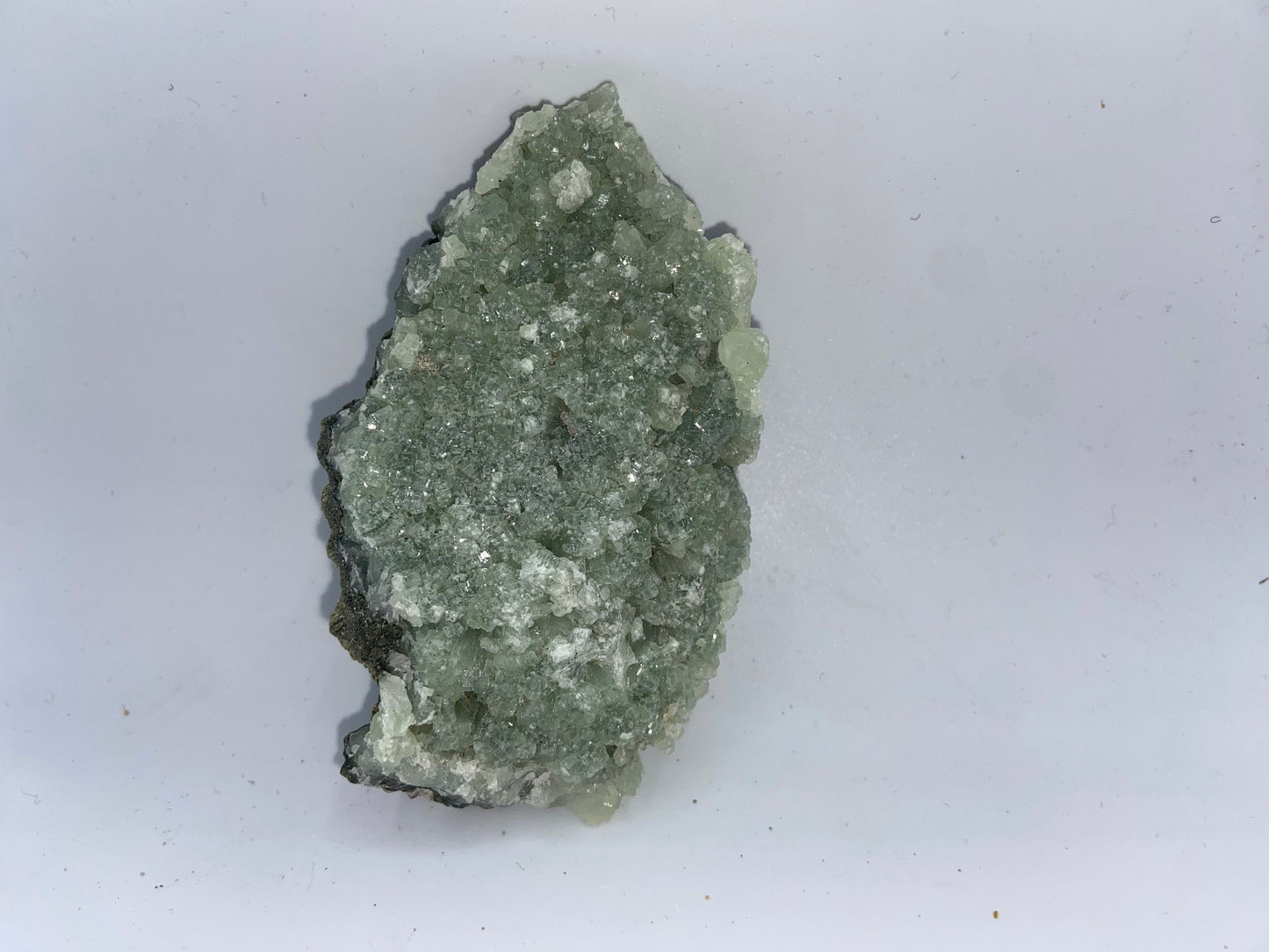 Prehnite cluster specimen (G), raw natural crystal, beautiful gemstone