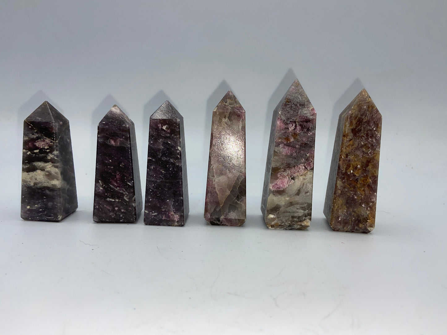 Unicorn stone, unicorn Crystal, Crystal tower, pink tourmaline/Rubellite, smoky quartz, clevelandite, lepidolite,