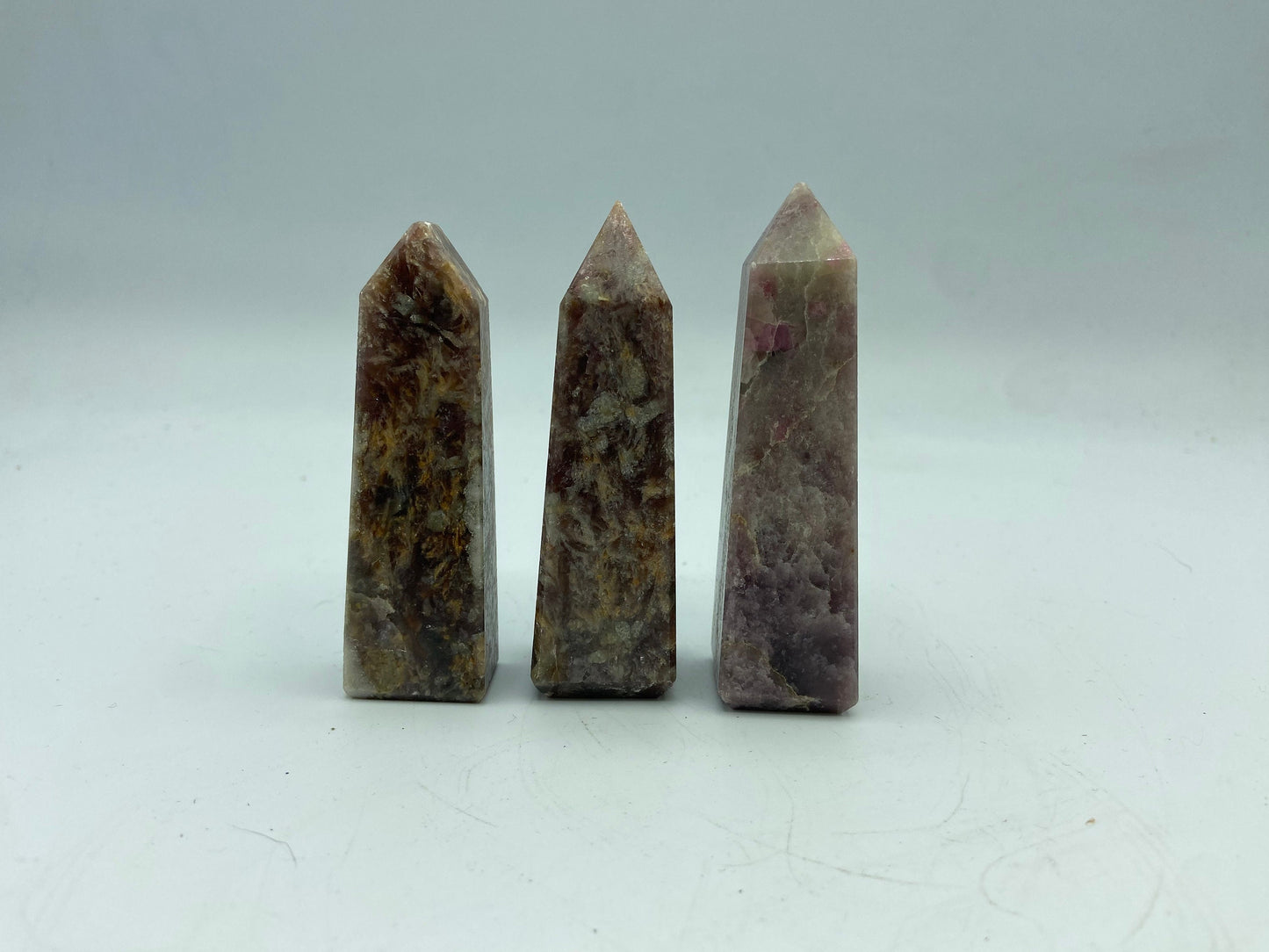 Unicorn stone, unicorn Crystal, Crystal tower, pink tourmaline/Rubellite, smoky quartz, clevelandite, lepidolite,