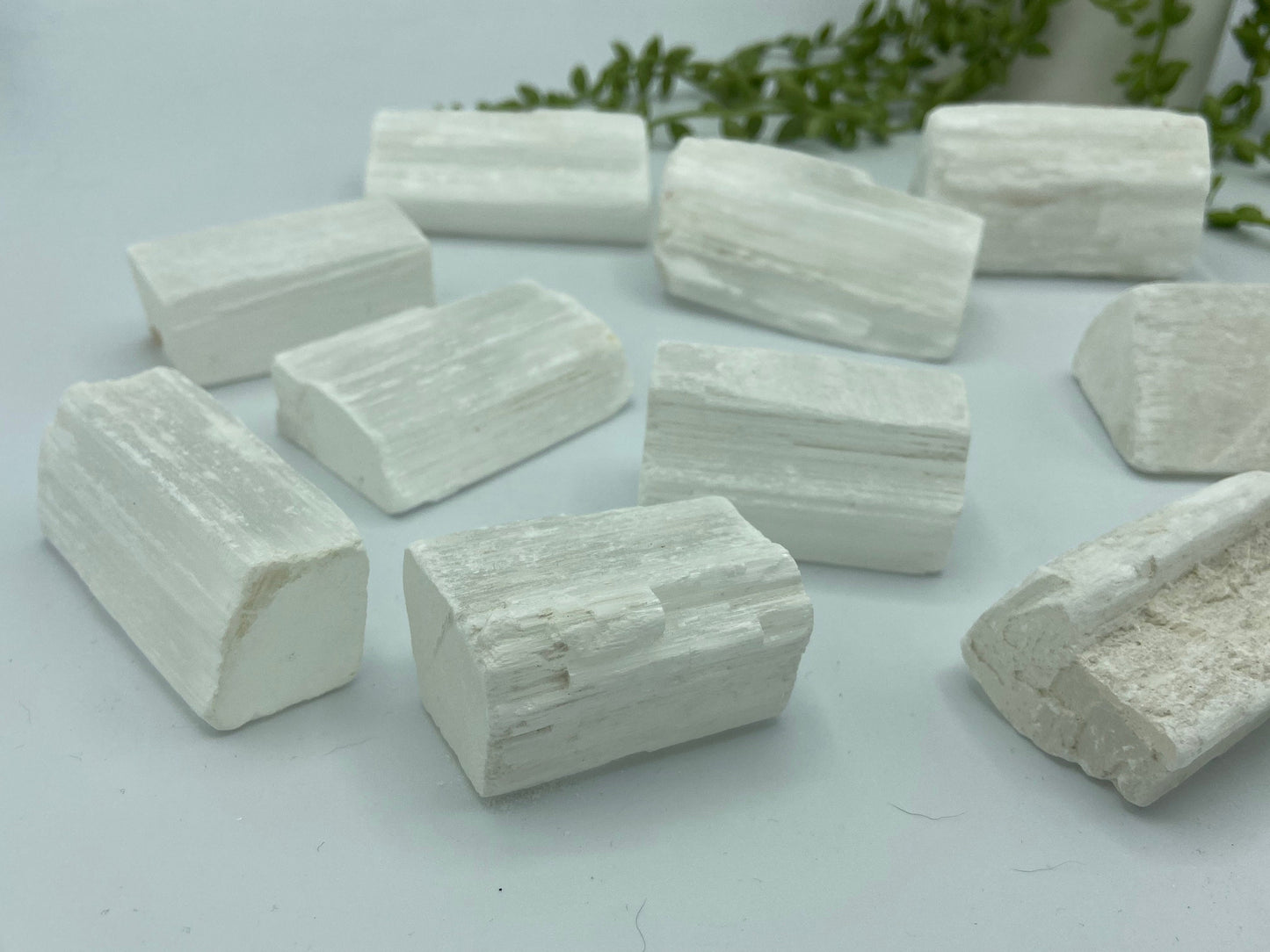 Natural satin spar/selenite/gypsum raw chunks, choice of sizes, cleansing, charging, cleanse auras