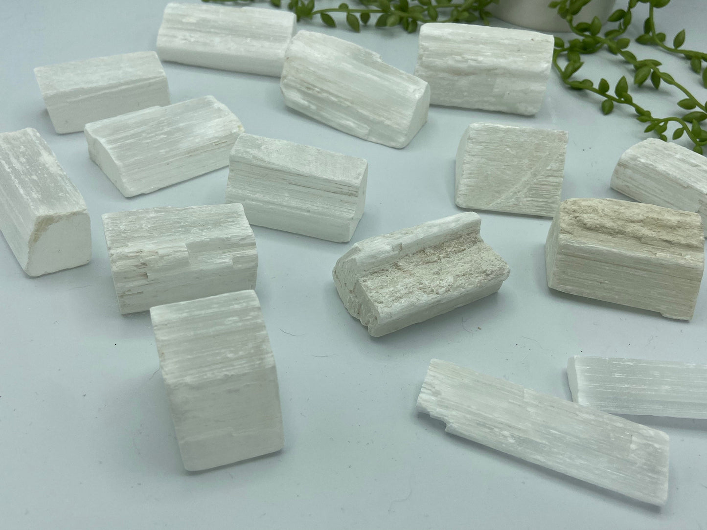 Natural satin spar/selenite/gypsum raw chunks, choice of sizes, cleansing, charging, cleanse auras