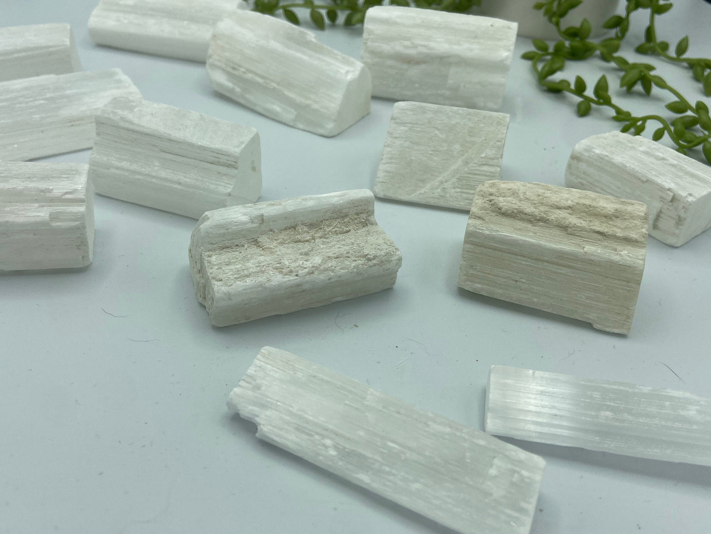 Natural satin spar/selenite/gypsum raw chunks, choice of sizes, cleansing, charging, cleanse auras