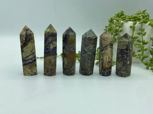 Stunning Fluorite Root Natural Stone Tower Point, Obelisk, Crystal Wand, Healing Stone, Energy, Detox, Nature Spirits