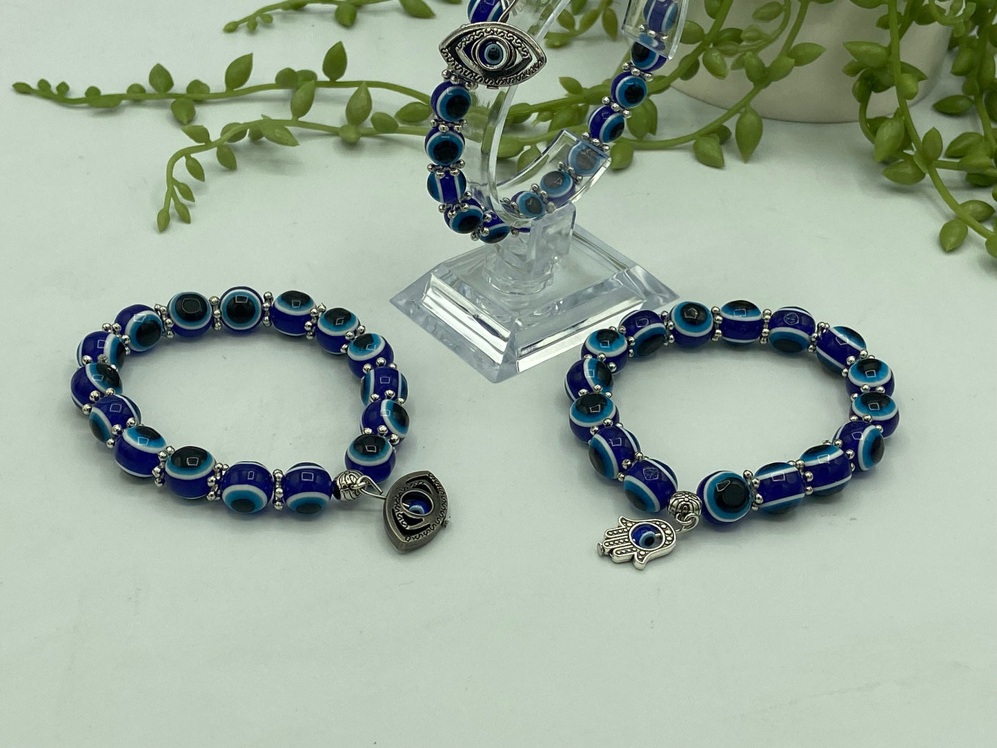 Evil eye Bracelet, Spinning Fidget Bracelet, Nazar Bracelet, Protection Bracelet, Turkish evil eye, hamsa bracelet,