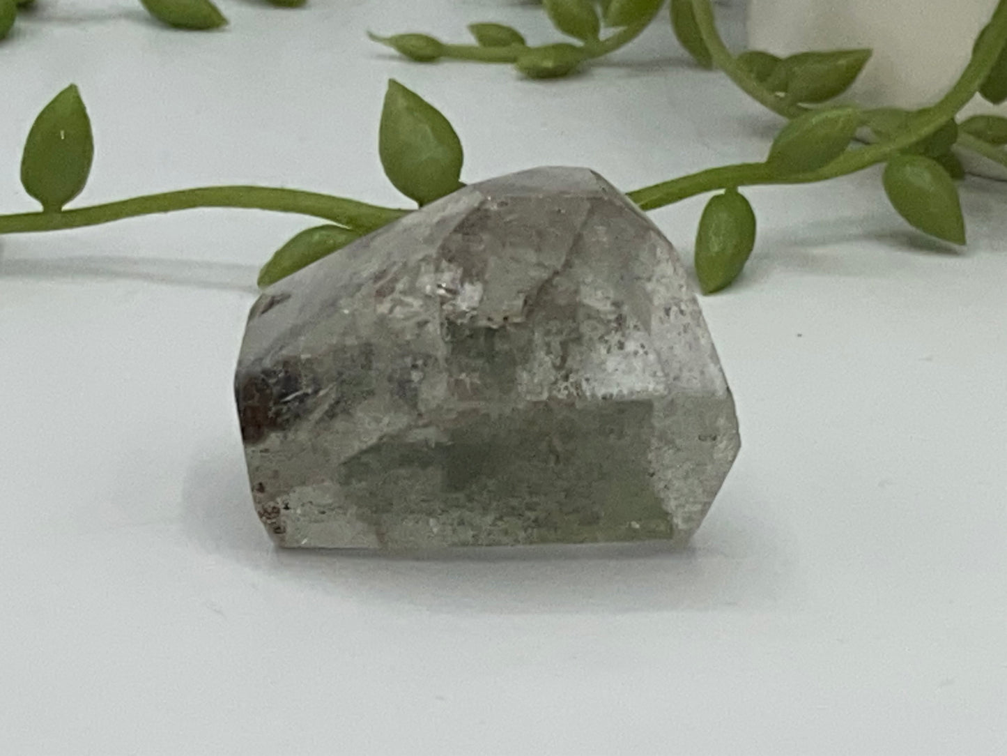 Garden quartz freeform (M), cute garden quartz crystal specimen, lodolite, shamanic stone, ghost quartz, phantom quartz, landscape quartz