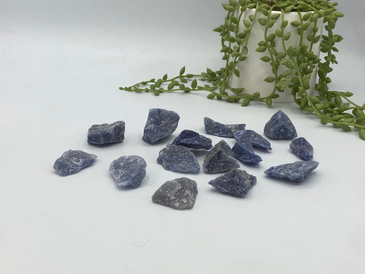 Blue Quartz Raw Chunk, raw specimen, natural crystal, raw quartz, rough crystal, sapphire quartz, adventurine quartz