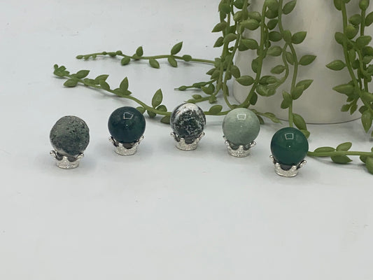 Mini Crystal spheres, tigers eye, Jasper, adventurine, quartz, agates, mini crystal ball, clear quartz sphere, Red Jasper ball,