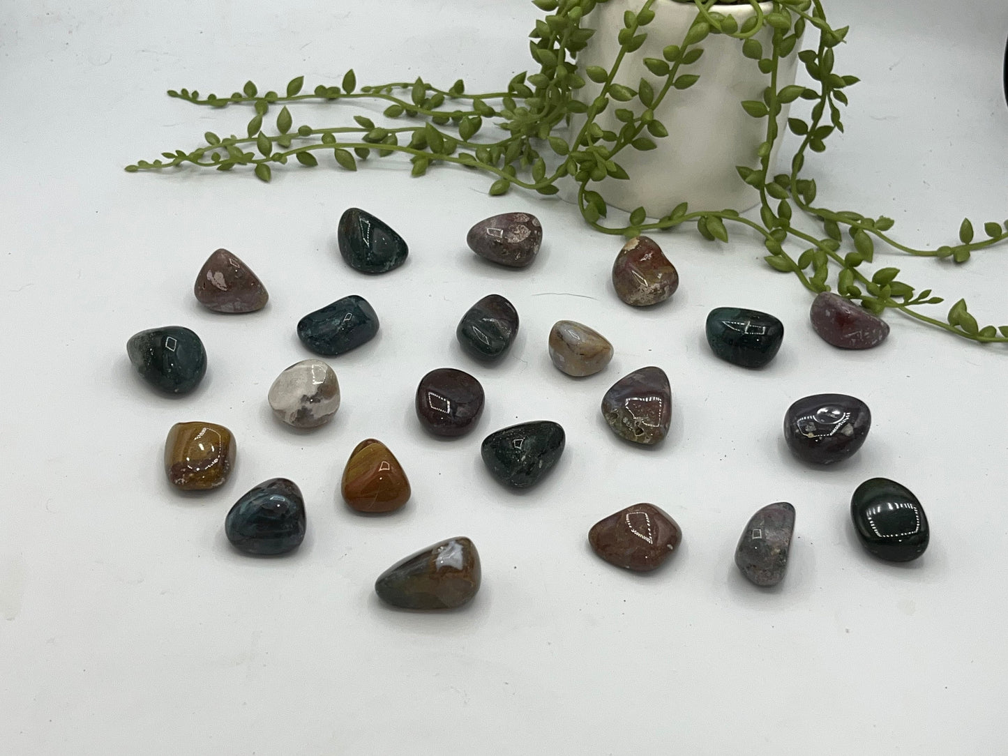 Ocean Jasper tumbles, tumble stones, ocean Jasper Crystal, Jasper stone, orbicular jasper