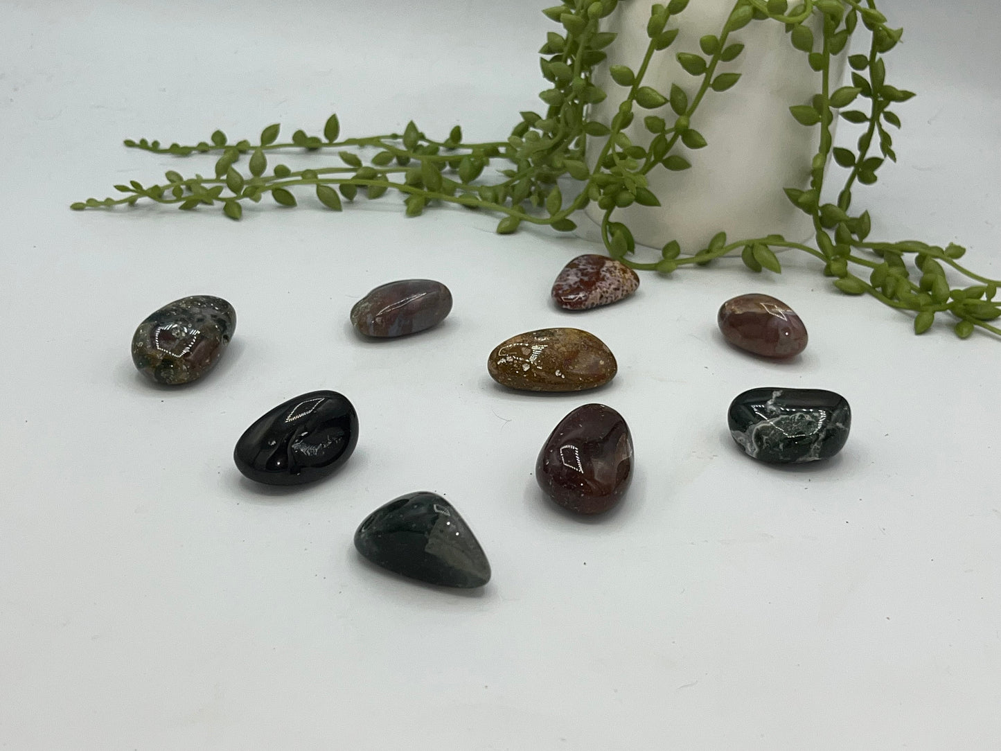 Ocean Jasper tumbles, tumble stones, ocean Jasper Crystal, Jasper stone, orbicular jasper