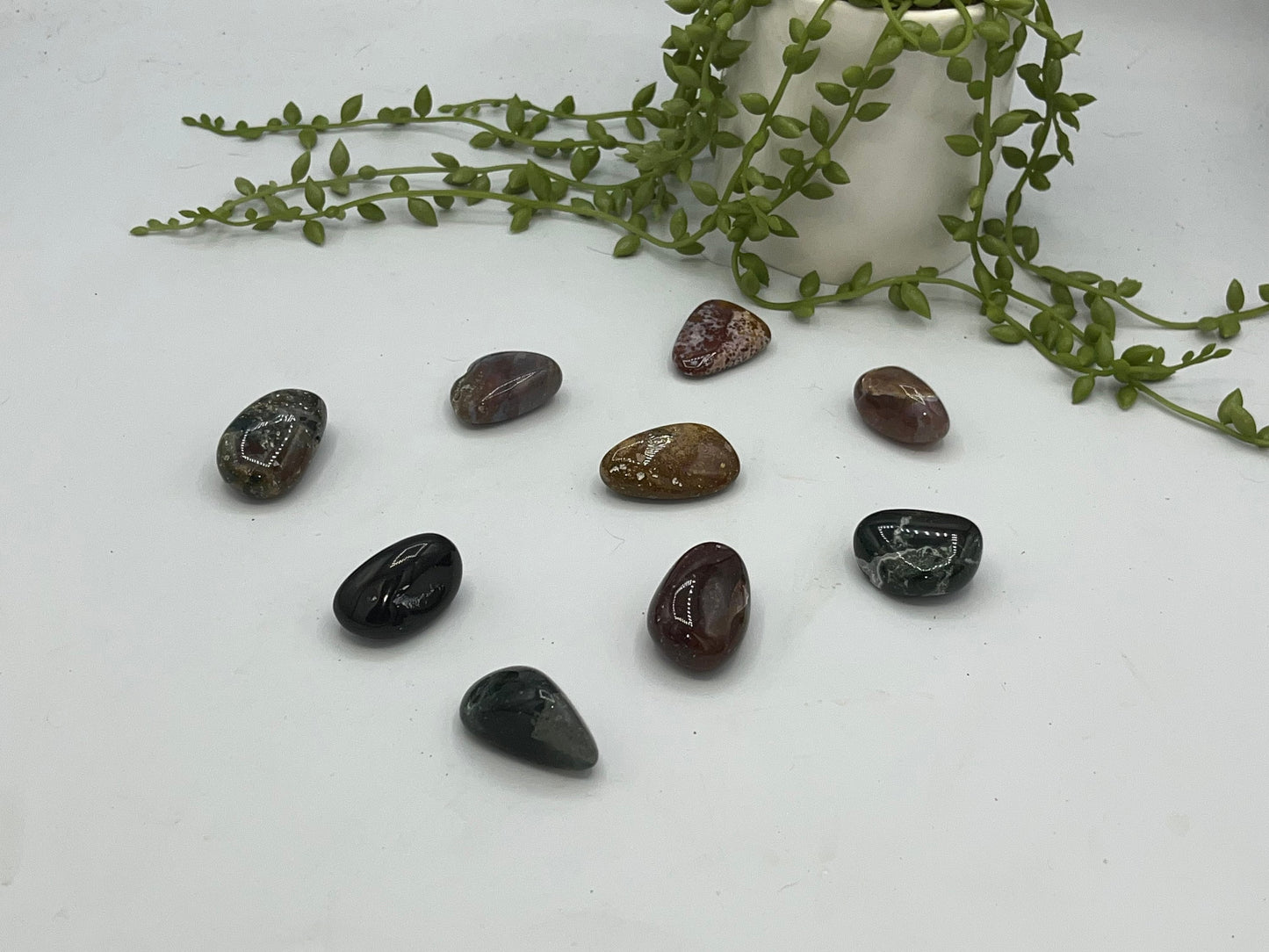 Ocean Jasper tumbles, tumble stones, ocean Jasper Crystal, Jasper stone, orbicular jasper