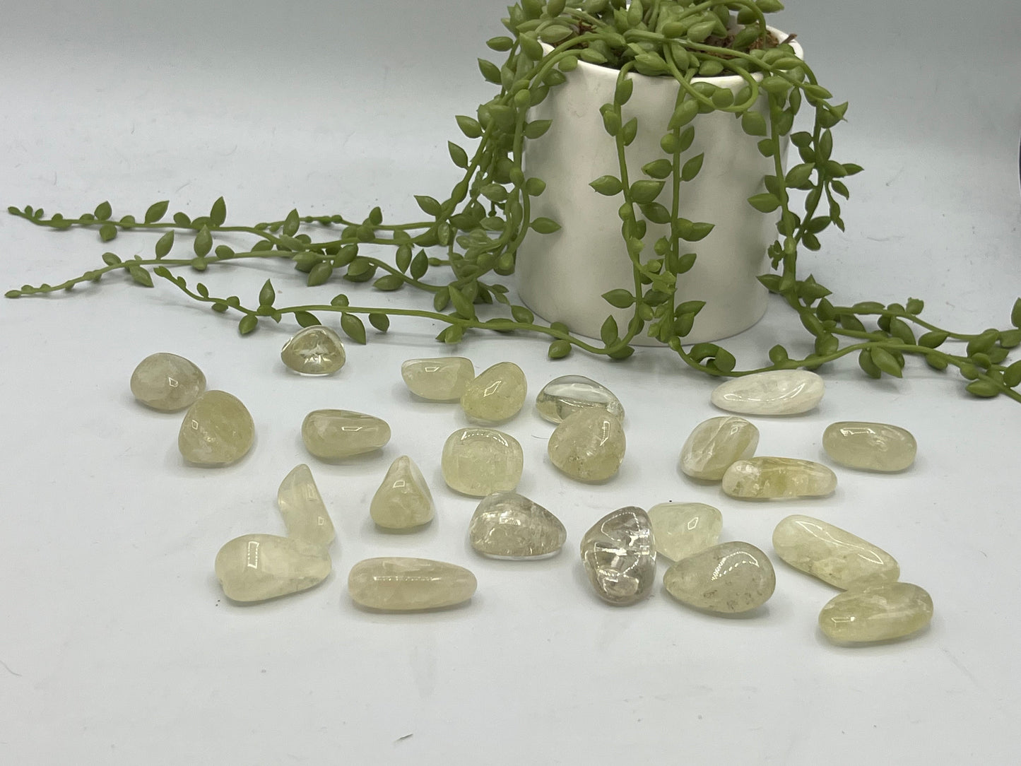 Citrine tumble stone. Natural Untreated Citrine, Quartz family, yellow quartz,